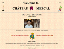 Tablet Screenshot of chateaumezcal.com